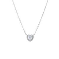 Collana Amen Donna Dolce cuore in Argento Zircone CLTICUBBZ